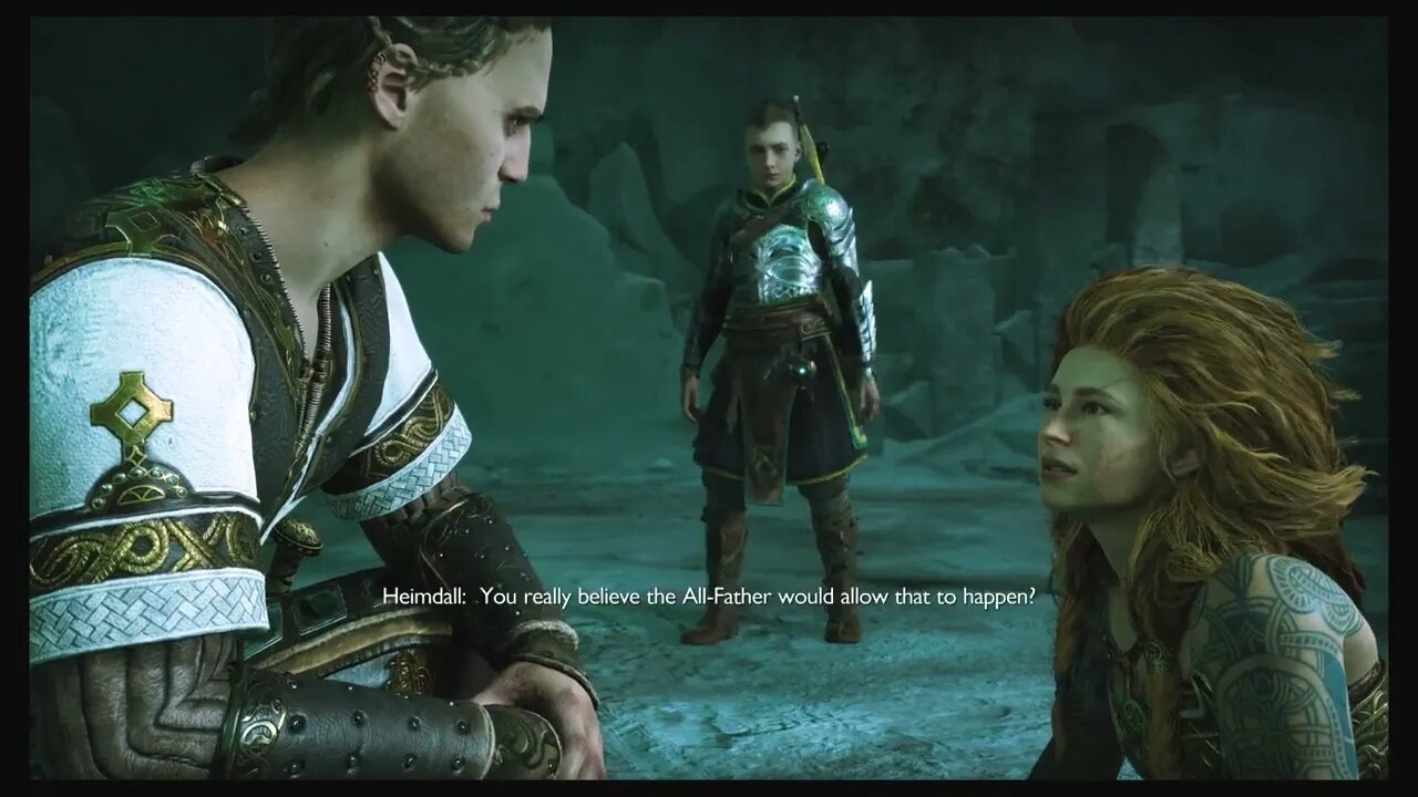 HEIMDALL SNAPS AT ATREUS AND THRUD FOR RELEASING THE WOLF IN HELHEIM-(1080p60).
