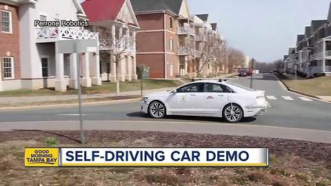 Self-driving car demo coming to Tampa