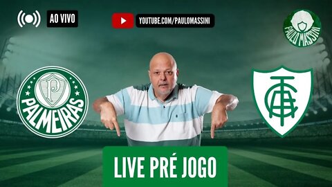 PRÉ-JOGO PALMEIRAS X AMÉRICA-MG. AO VIVO