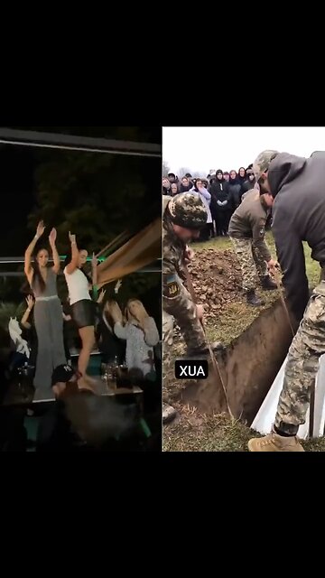 Rich Ukrainians party in Kiev, while the poor get sent to the front