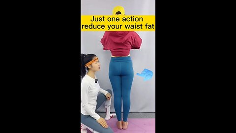 How To Reduce Your Waistline! One Exercise! 💪 #lovehandles #waistline #bellyfat