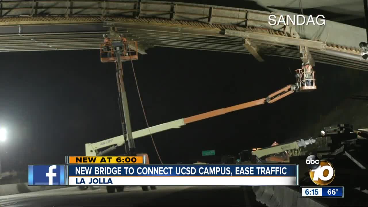 Milestone reached in building of bridge at UCSD