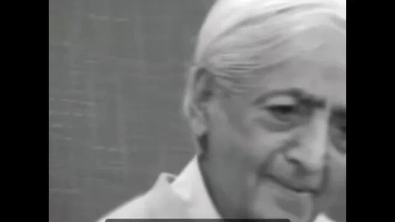 Inquiry into yourself Krishnamurti
