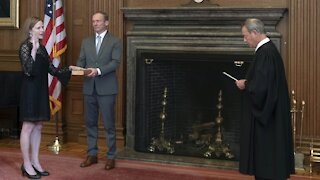 Justice Amy Coney Barrett Joins The Supreme Court