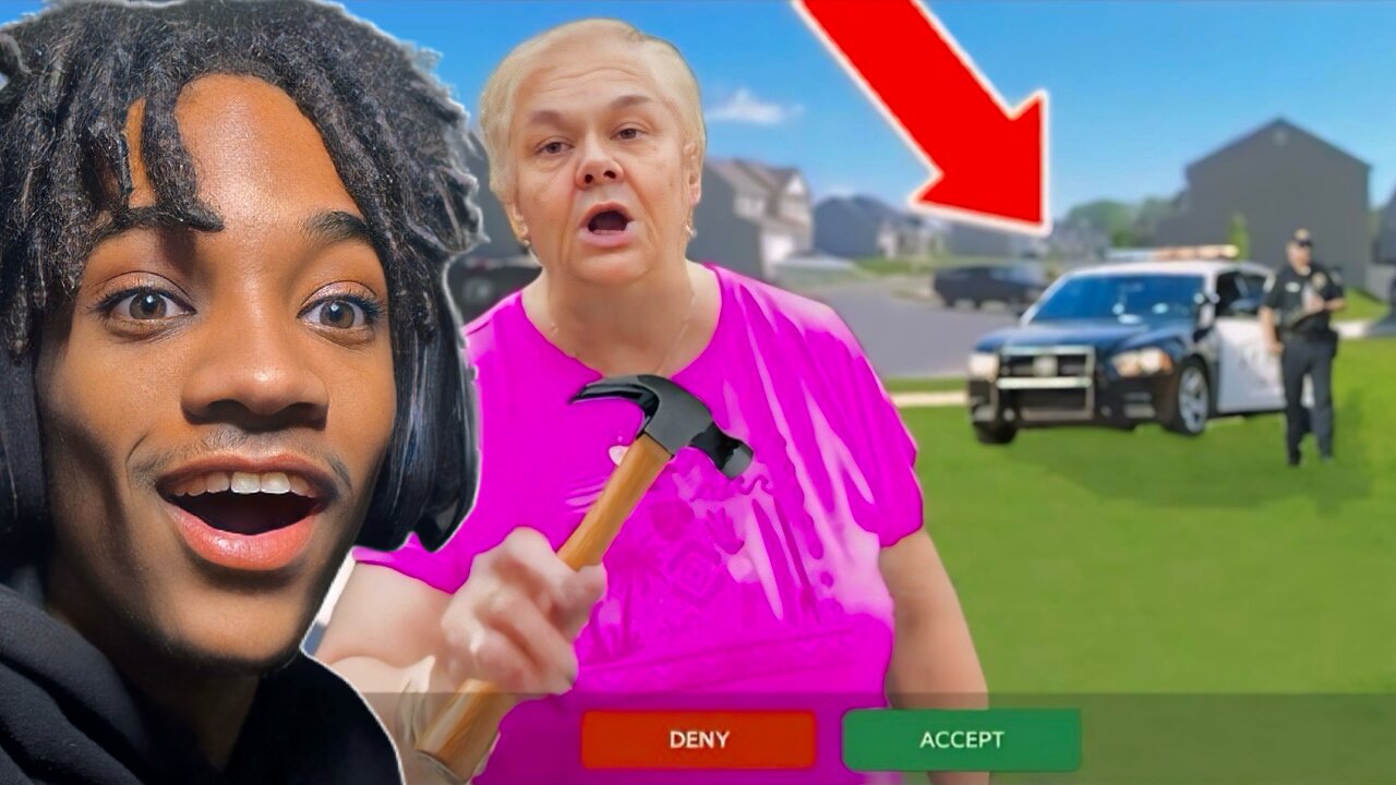 Karen Attacks Doorbell Camera Then Regrets it.. | Vince Reacts