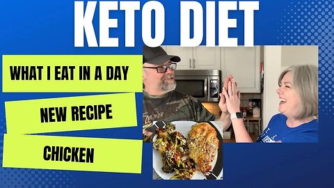 What I Eat In A Day Clean Keto / New Chicken Recipe Yum! / Loaded Broccoli