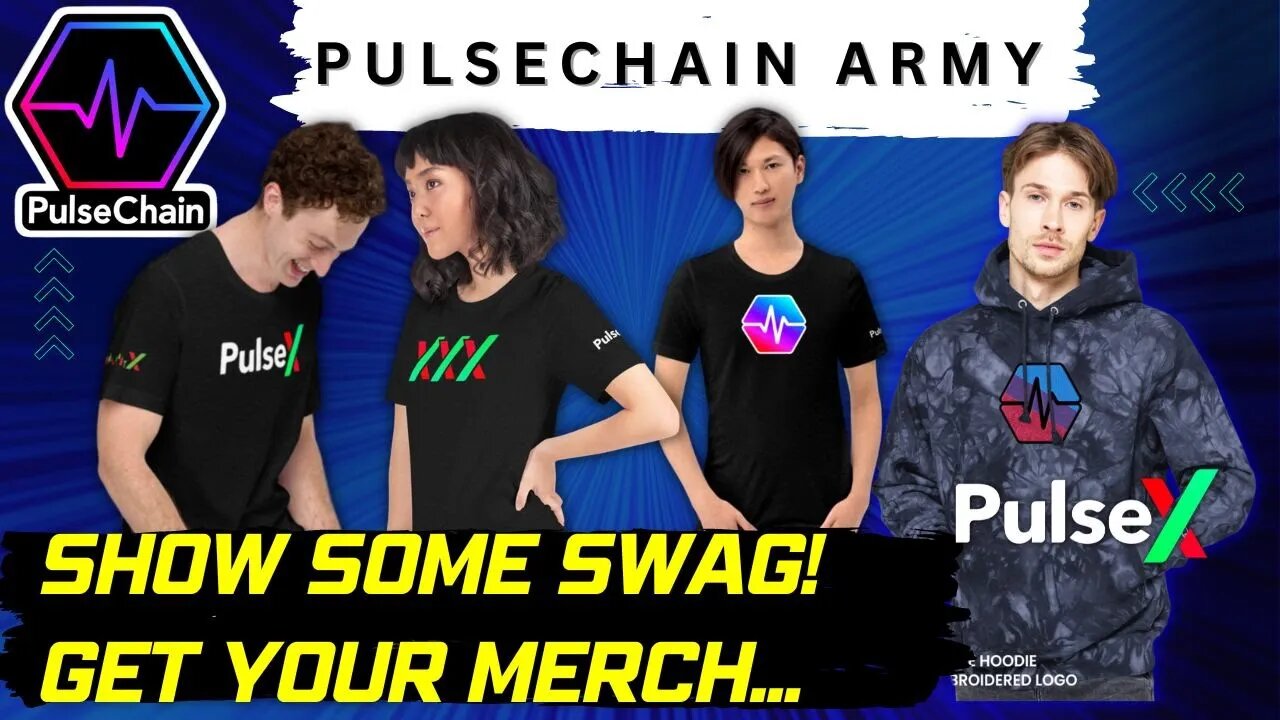 Pulsechain ARMY! PulseChain PLS PLSX Merch is here!