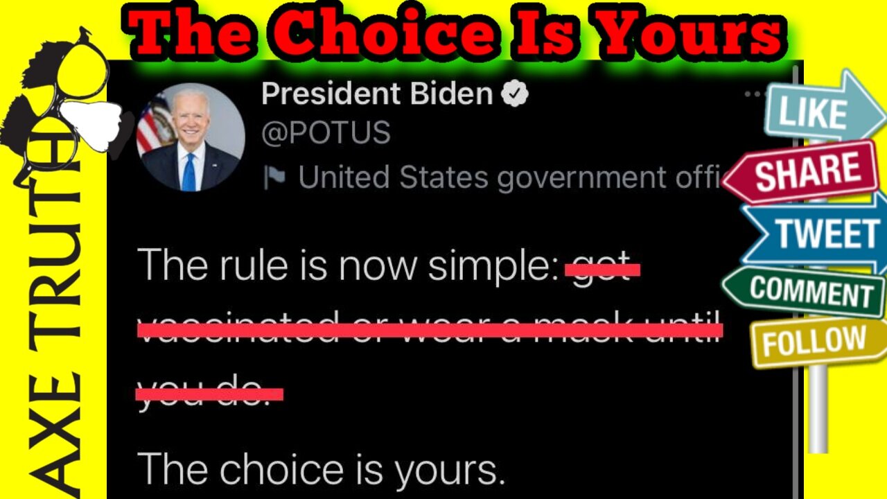 The Rule Is Simple The Choice is always YOURS to make