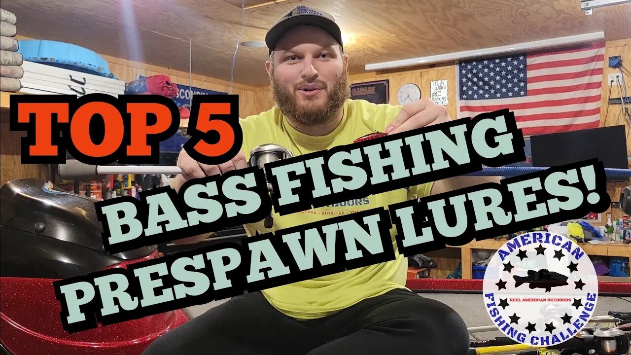 TOP 5 Bass Fishing Lures (SPRING TIME)