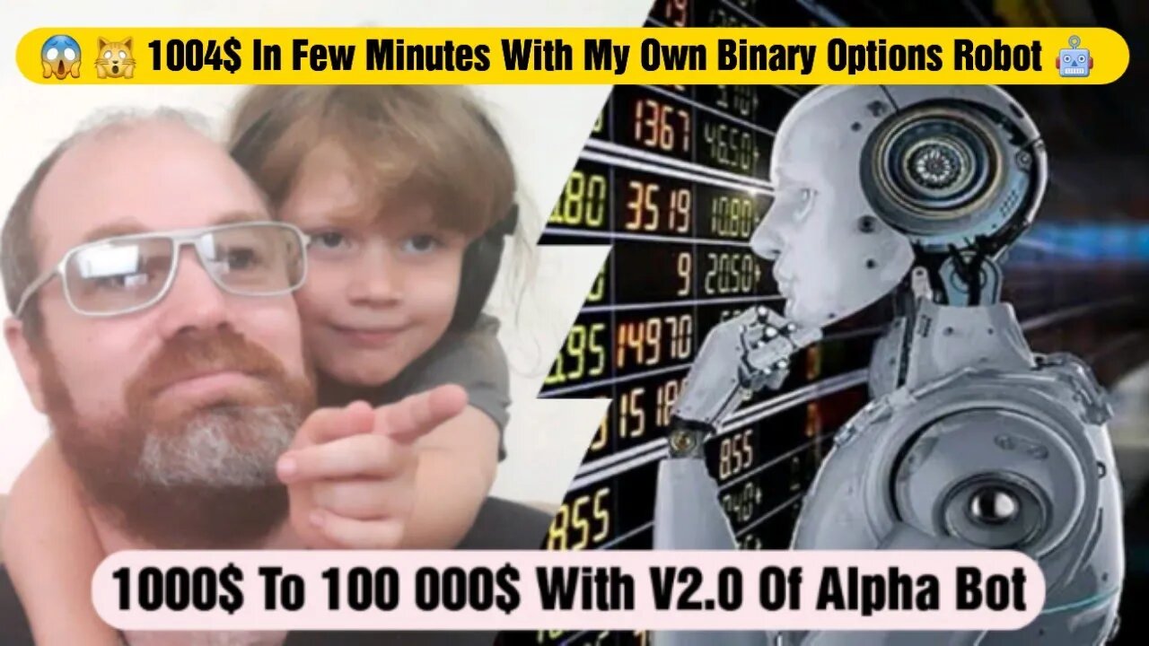 😱 🙀 My Own Free Binary Options Robot Made Me 1004$ 🤖