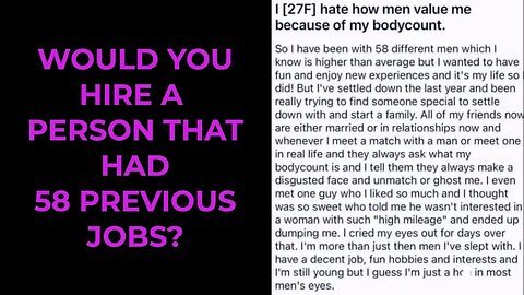 Redditor Doesn't Understand Why Sexual Promiscuity Can Be Bad