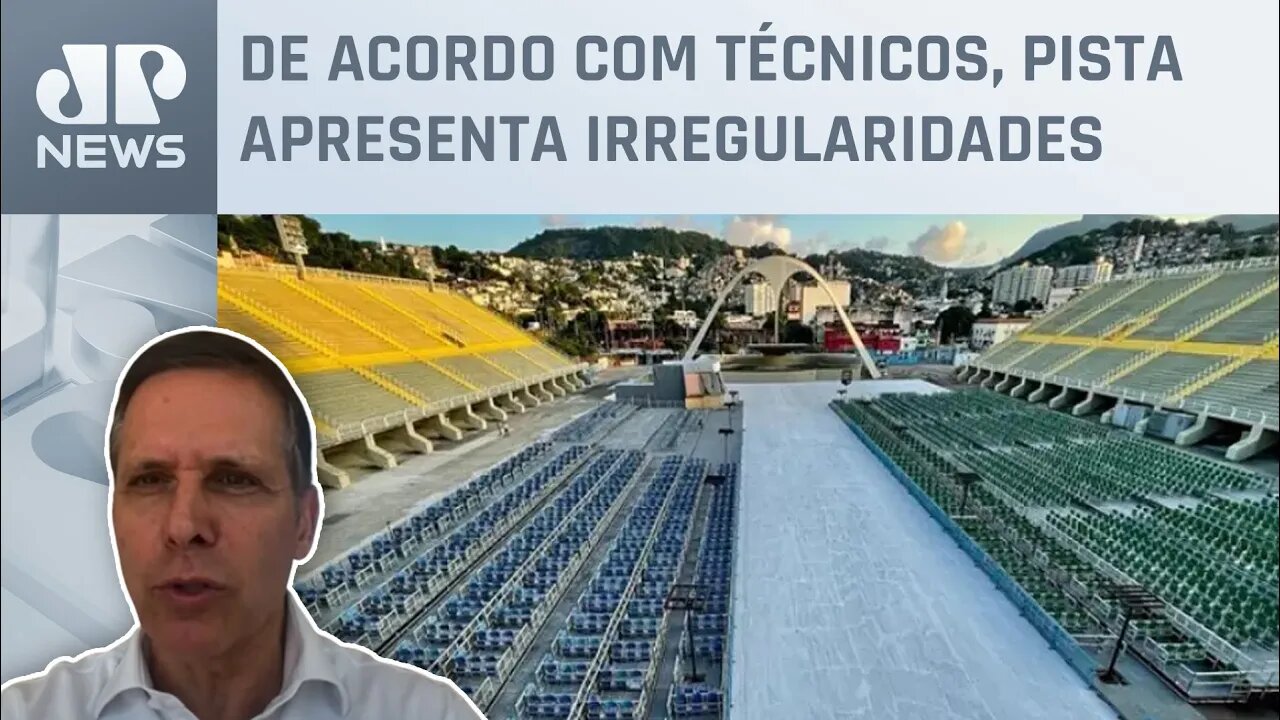 Ensaios na Marquês de Sapucaí são vetados devido a irregularidades na pista; Fernando Capez comenta