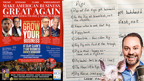 Business Pig | Doctor Zoellner Shares His 10 Rules for Success + How Did Clay Clark & Dr. Z Launch 14+ Successful Businesses Between the 2 of Them (Auto, Banking, DJ Service, Dog Training, Haircuts, Photography, Optometry, etc.)