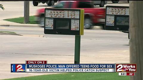 Muskogee Police: Man offered teens food for sex