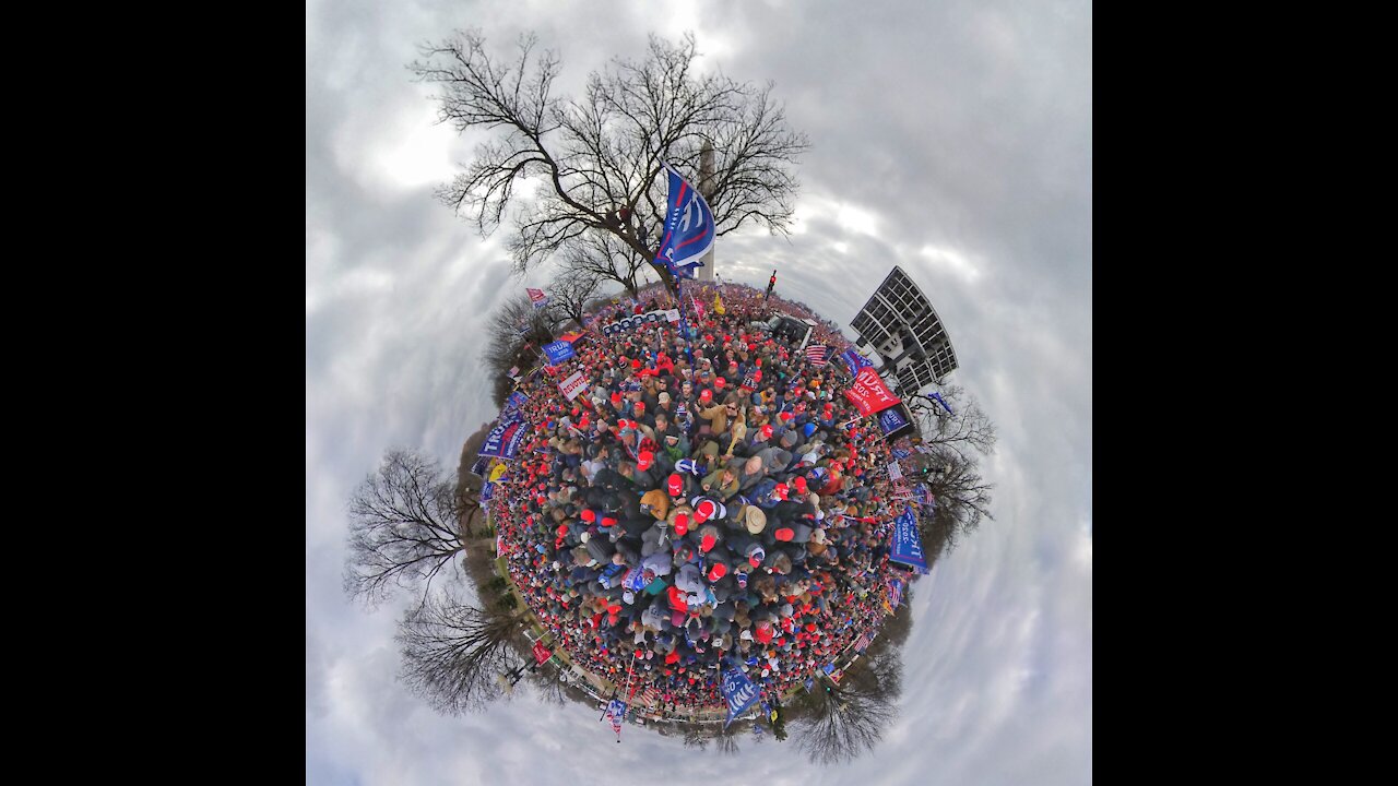 360 Video ~ Trump Speech at March for Trump (Jan 6, 2021 ~ Part 1)