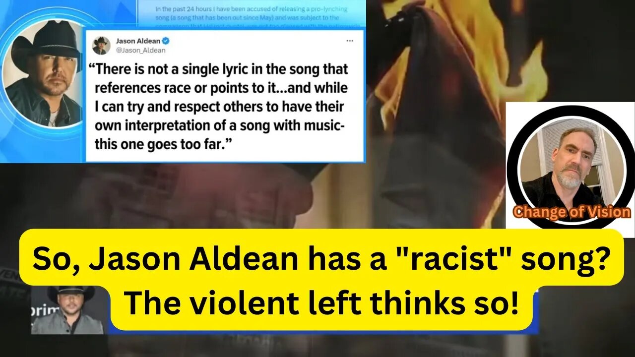 So, Jason Aldean song is racist? According to hateful violent people...it is!