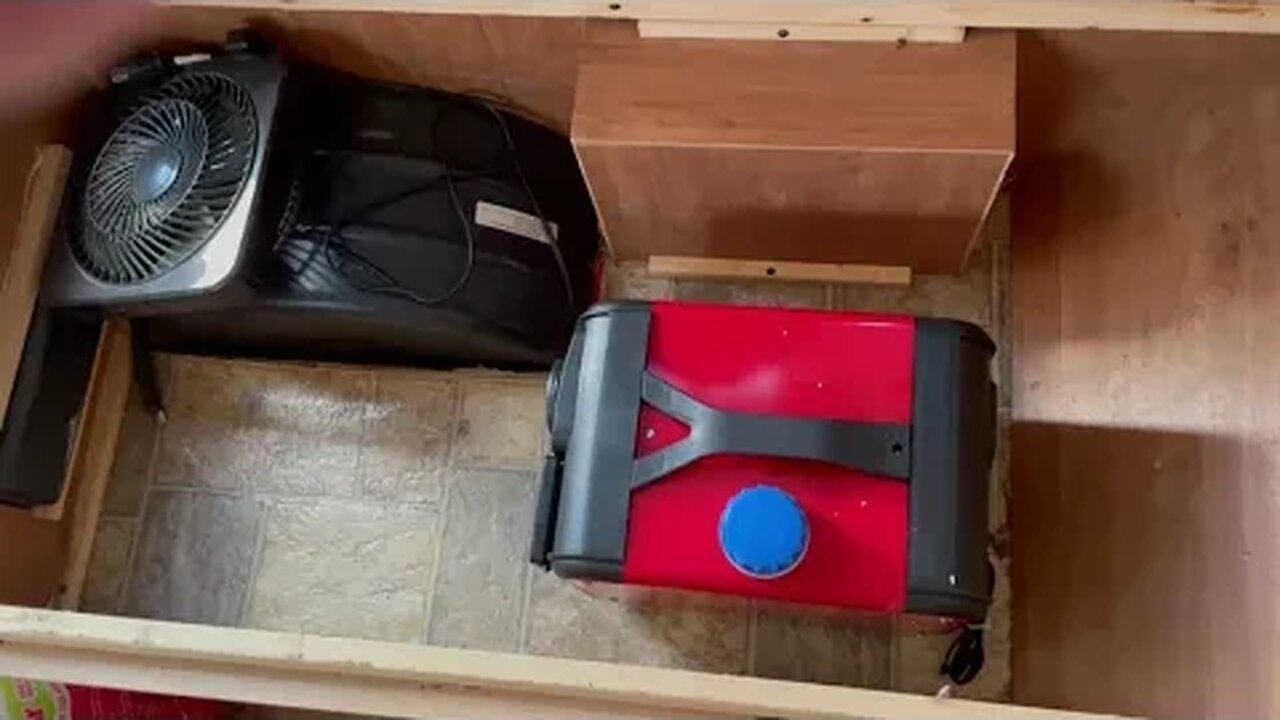 Installing a diesel heater in the tent camper
