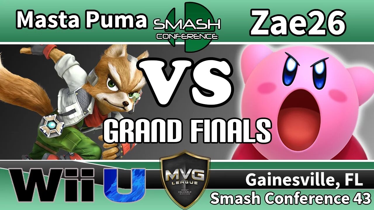 Masta Puma (Fox) vs. Zae26 (Kirby) - SSB4 Grand Finals - SC43