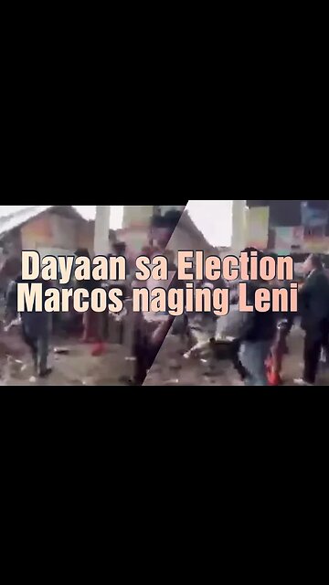 Dayaan sa Election 》 Marcos naging Leni