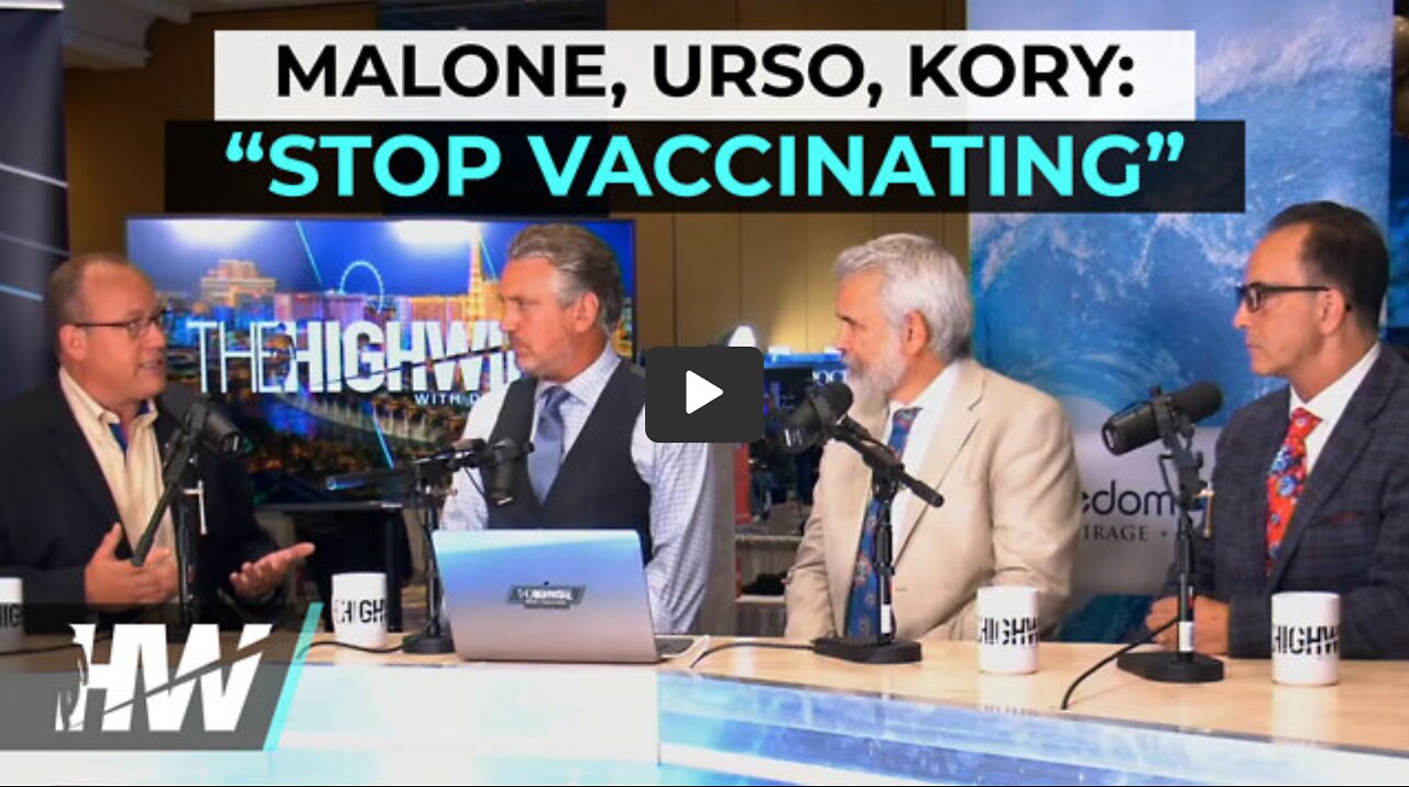 Dr. Robert Malone, Dr. Richard Urso, Dr. Pierre Kory: “Stop Vaccinating!”