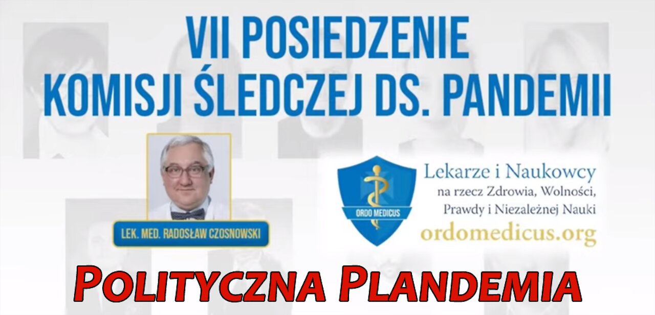 VII posiedzenie Komisji śledczej – lek. med. Radosław Czosnowski