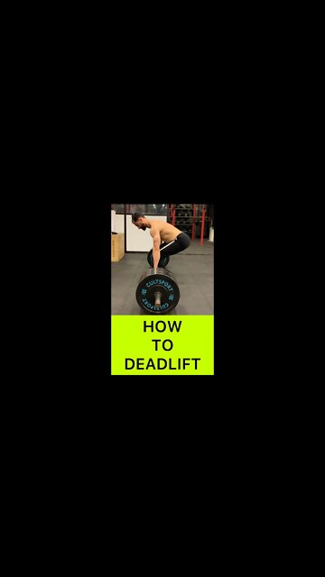 LEARN DEADLIFT | How to Initiate the Lift #shorts