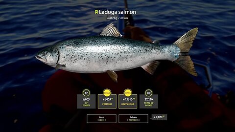 Russian Fishing 4 Ladoga Archipelago Ladogo Salmon 4 . 477 Kg