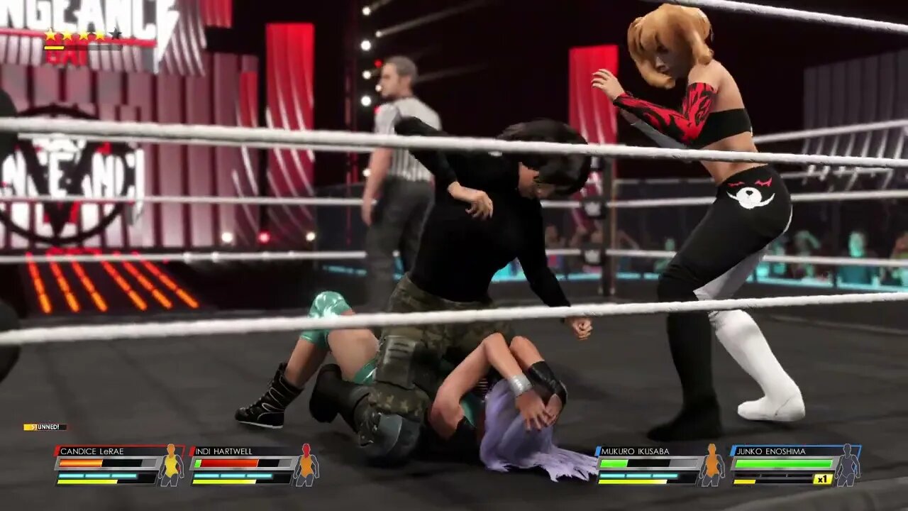 Hades (Indi and Candace) vs Tori (Mukuro and Junko) Match 3 Round 2