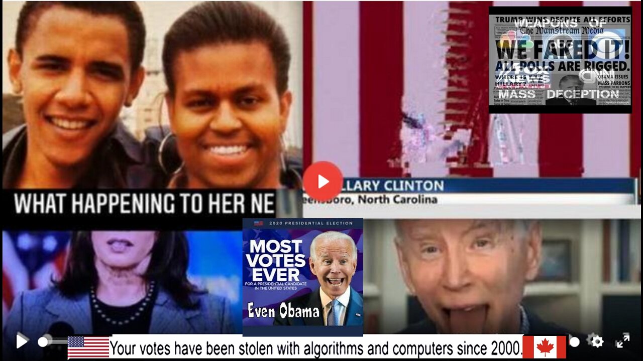 Joe Biden Dead, Hillary Glitched and Kamala’s Neck Gills?