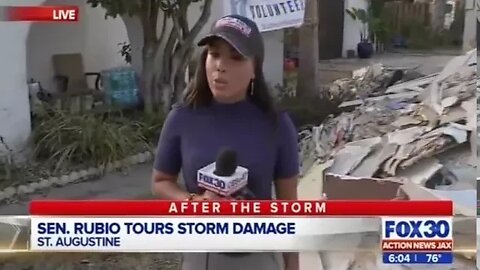 Senator Rubio visits Jacksonville to survey damage from Hurricane Matthew