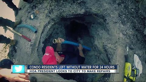 Community without water for more than 24 hours