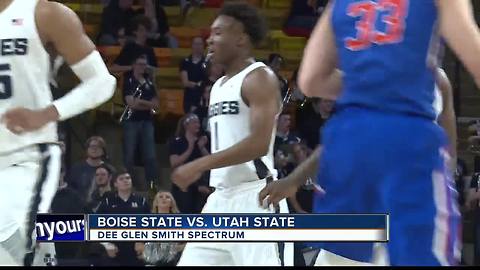 Utah State holds off Boise State, wins 71-65