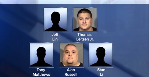 5 indicted in Las Vegas prostitution operation