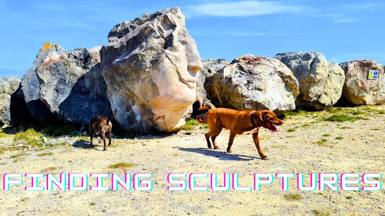 Finding The Magical Tout Quarry Sculpture Park with the Dogs