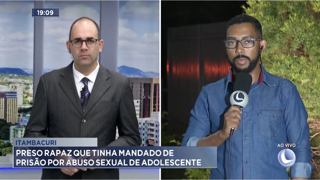 Itambacuri: Preso Rapaz que tinha Mandado de Prisão por Abuso Sexual de Adolescente.