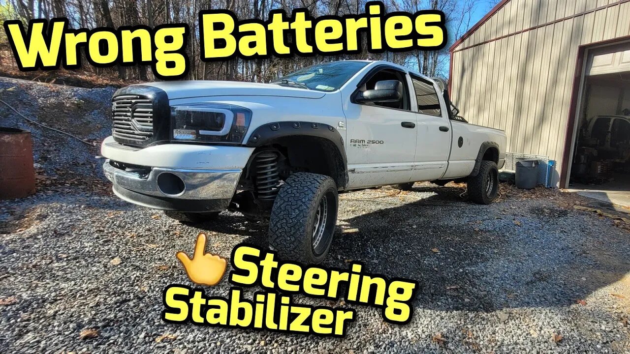 New Truck Has Electrical Issues & Needs A Steering Stabilizer | Luckily I Keep Parts In Stock 😎