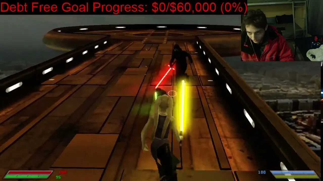 Kylo Ren VS Yaddle In A Battle With Live Commentary In Star Wars Jedi Knight Jedi Academy