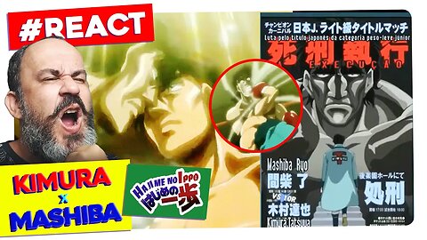 KIMURA vs MASHIBA | A emocionante evolução de KIMURA. | React Hajime no Ippo OVA