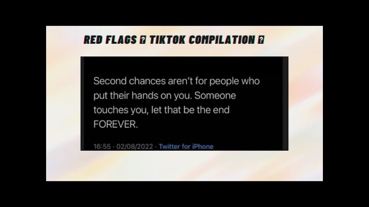 Red Flags Tiktok Compilation