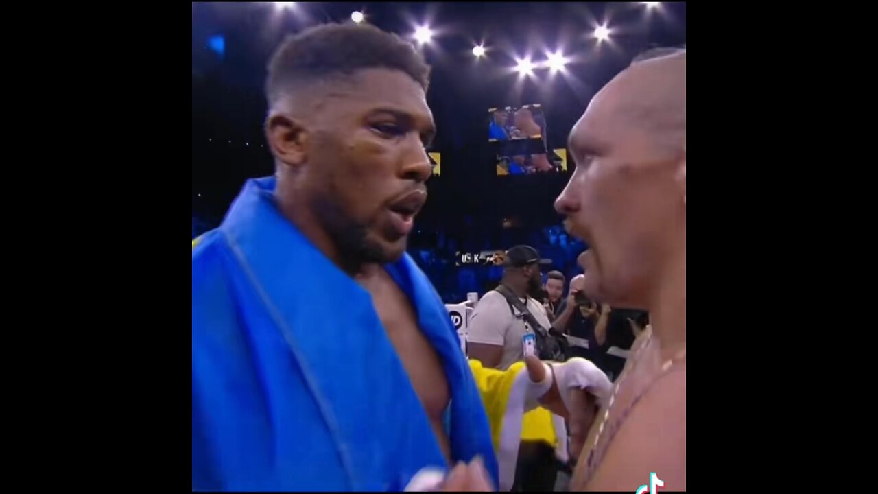 Anthony Joshua versus Oleksandr Usyk post fight meltdown