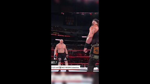 BROCK LASNER VS BRAUN STROWMAN WWE #shorts #trending