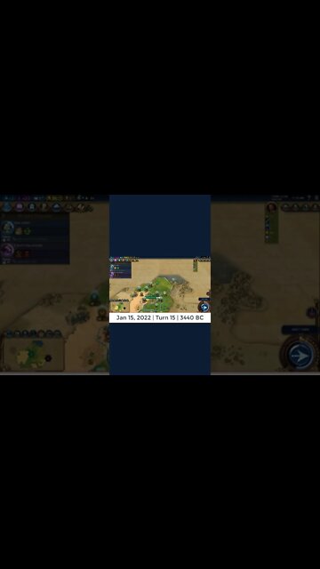 #oneturnadaychallenge #civ6 – Turn 15 - RETREAT! - #shorts