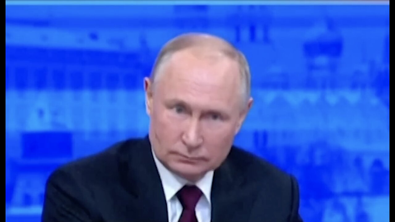 Shocked Vladimir Putin confronts AI-generated version of himself