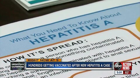 Hundreds get Hepatitis A vaccination after new case in Hernando County