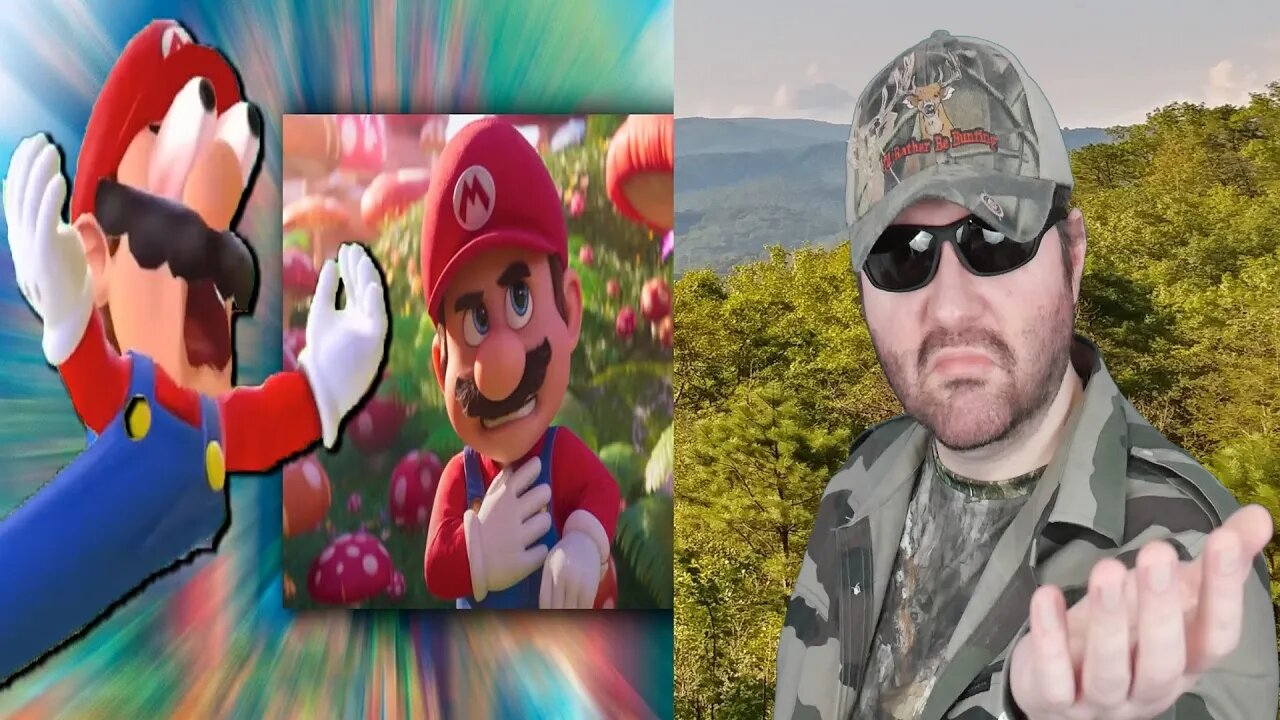 Mario Reacts To Mario Movie Trailer (SMG4) REACTION!!! (BBT)