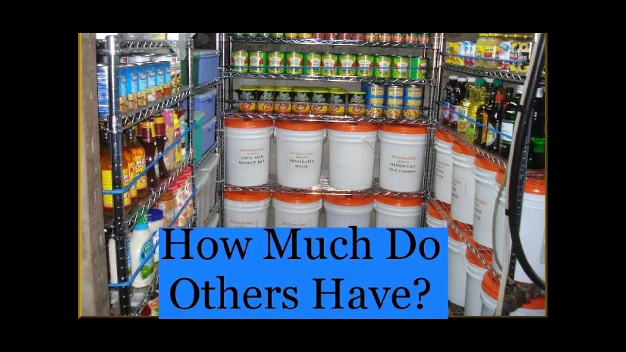 Poll Results: How Much Food Do You Have Stockpiled? (284 replies)
