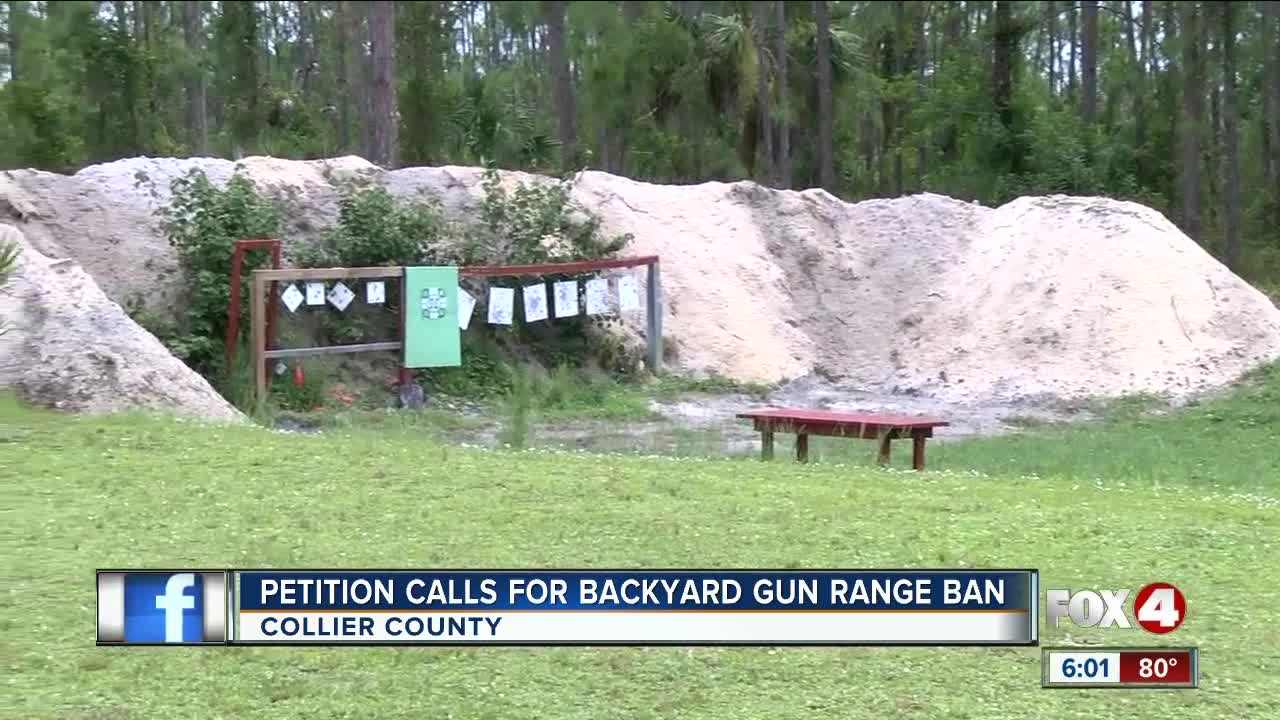 Stray bullets spark petition to ban backyard gun ranges in Golden Gate Estates