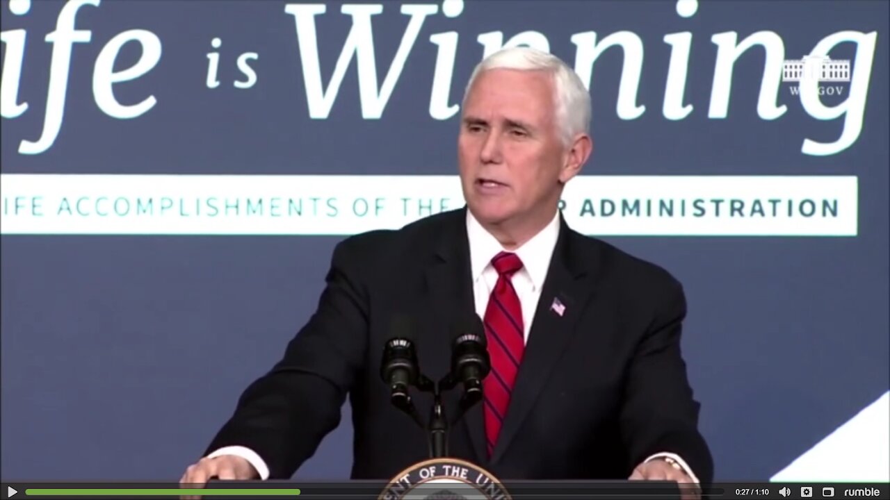 VP: Defunding Planned Parenthood 12-16-2020