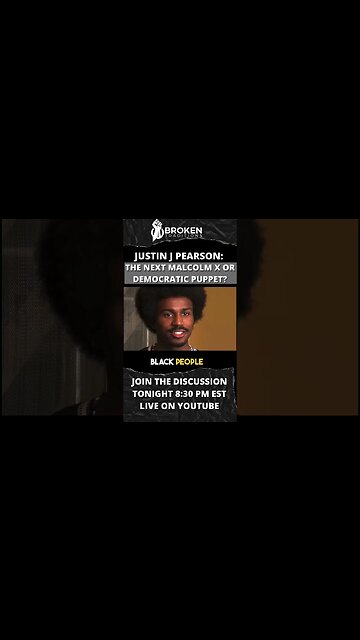 Is Justin Pearson Really THE NEXT Malcolm X? Tune in Tonight to Find Out! #ytshorts