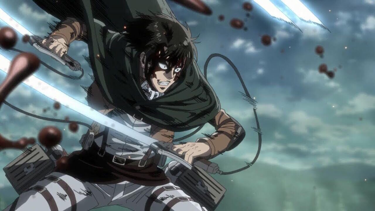 Levi Destroys Beast Titan